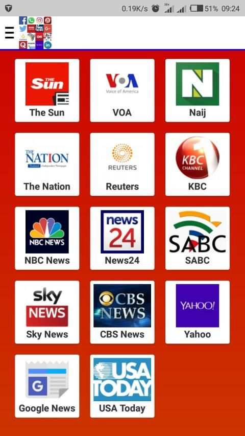 All Social Networks and News Media screenshot 4
