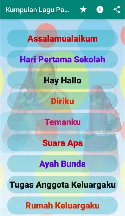 Kumpulan Lagu Paud 1 screenshot 3