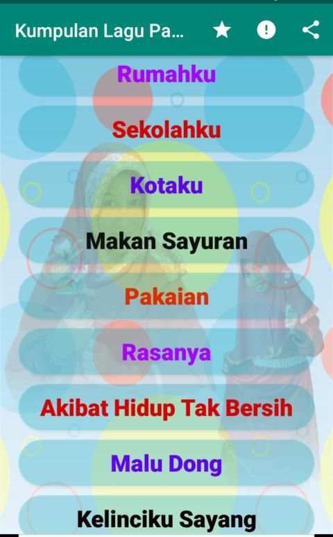 Kumpulan Lagu Paud 1 screenshot 2