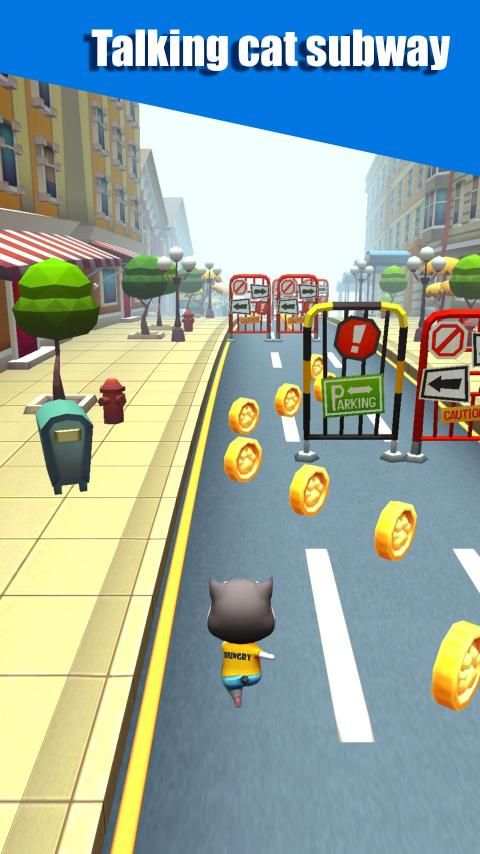 Cat Run - My Tom Subway Surf & Cat Talking screenshot 4