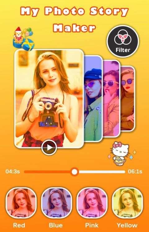 My Photo Story Maker With Audio And Mp3 Songs screenshot 3