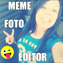 Criar MEME Com Fotos Editor de Memes Maker Texto आइकन