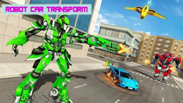 Robot Car Transform Fight Game 3D स्क्रीनशॉट 5
