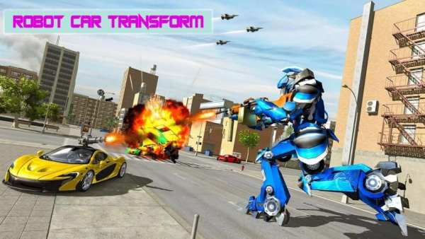 Robot Car Transform Fight Game 3D स्क्रीनशॉट 4