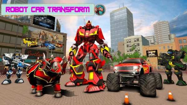Robot Car Transform Fight Game 3D स्क्रीनशॉट 2