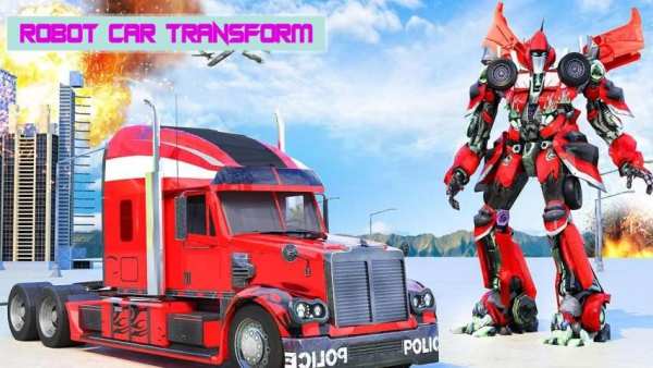 Robot Car Transform Fight Game 3D स्क्रीनशॉट 3
