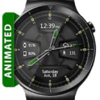 Daring Graphite HD WatchFace Widget Live Wallpaper