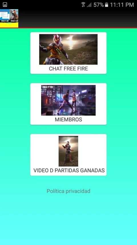 Chat de Free-Fire screenshot 1