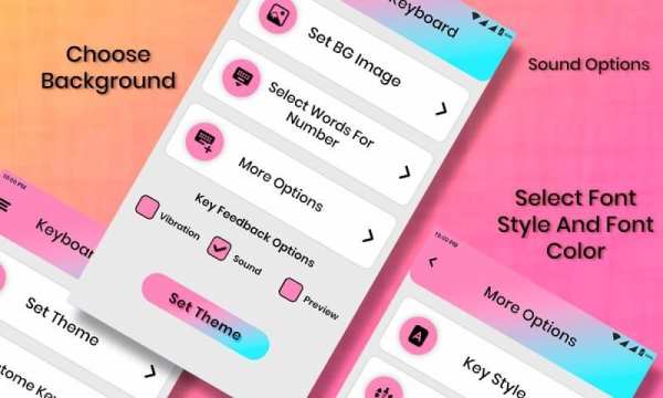 Keyboard themes screenshot 1