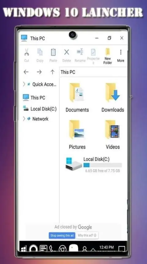 Launcher For Window 10 -Windows OS screenshot 3