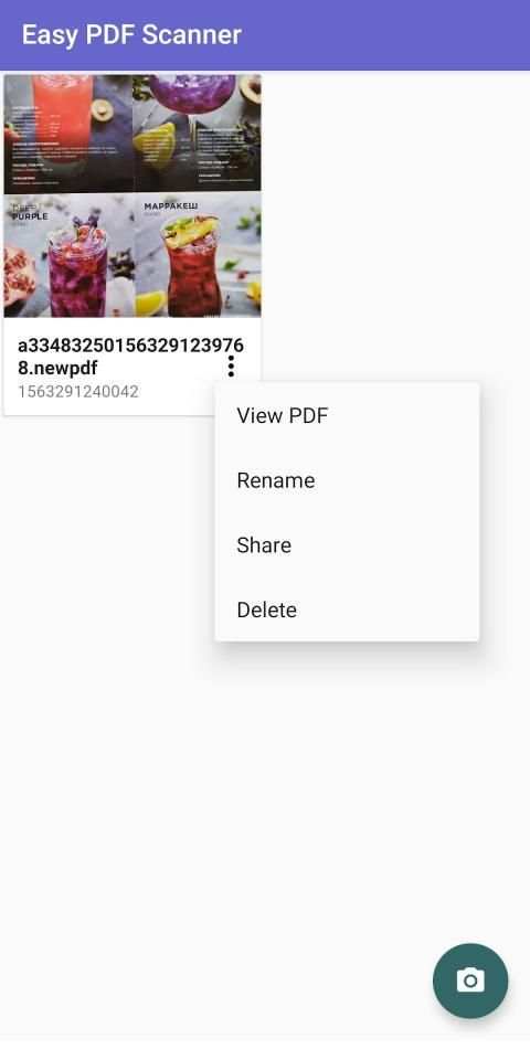 Easy PDF Scanner screenshot 1