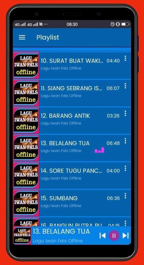 Lagu Iwan Fals Offline screenshot 5