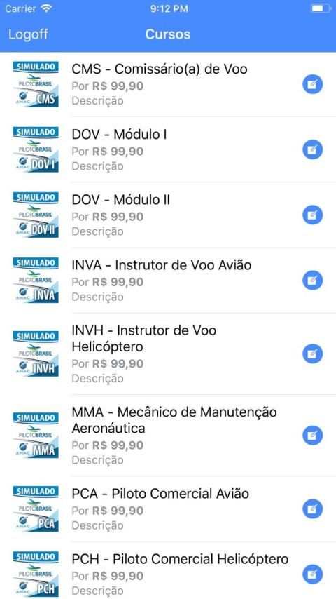 Piloto Brasil Simulados screenshot 4