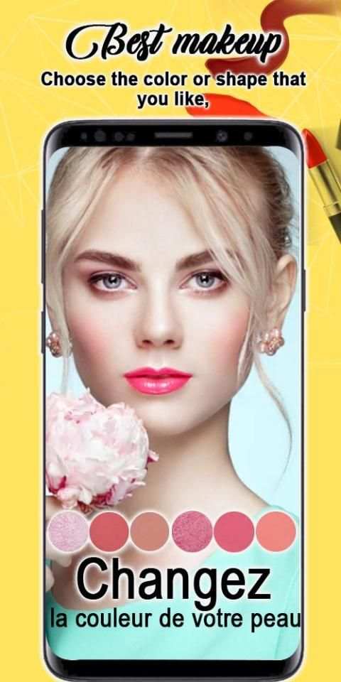 MakeUp Camera Selfie Beauty स्क्रीनशॉट 1
