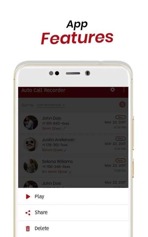Auto Call Recorder Lite screenshot 4
