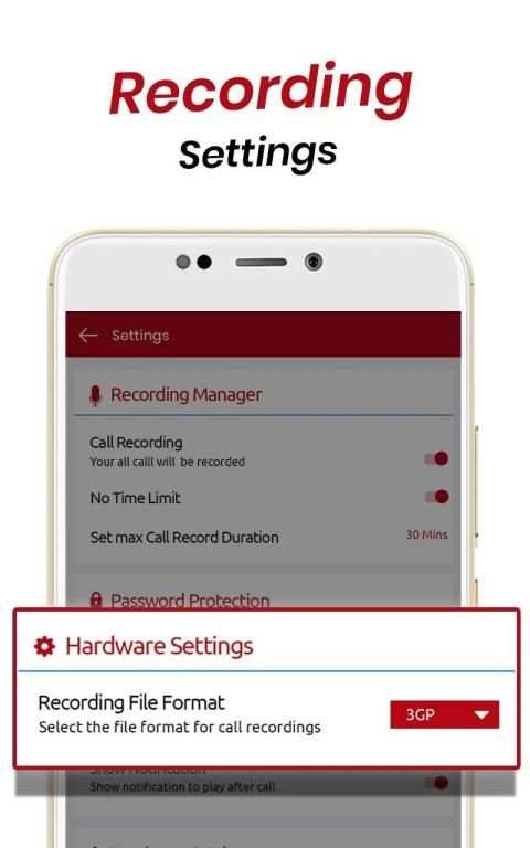 Auto Call Recorder Lite स्क्रीनशॉट 2