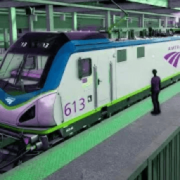 ikon Train Driving 3D 2020:Free Train Simulator Games