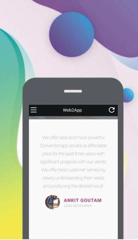 Website to Mobile app - Web to app Web2app स्क्रीनशॉट 6
