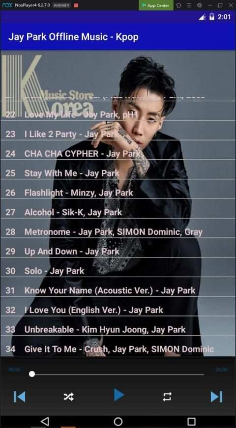 Jay Park Offline Music - Kpop स्क्रीनशॉट 4
