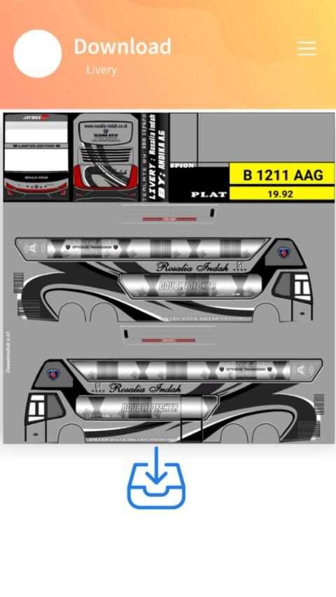 Livery Bus SDD ID Terlengkap 2 screenshot 2