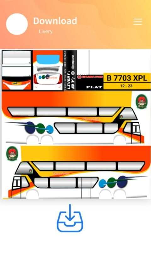Livery Bus SDD ID Terlengkap 2 screenshot 1