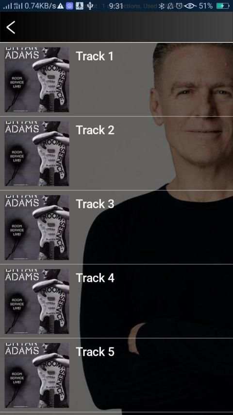 Songs of Bryan Adams screenshot 2