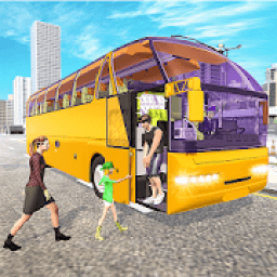 Futuristic School Bus Driving आइकन