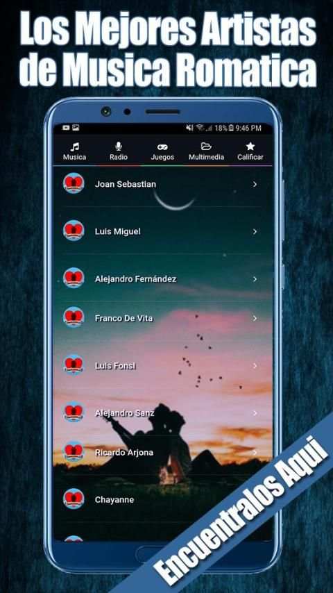 Música Romántica Gratis скриншот 6