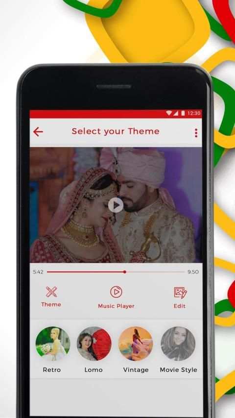 Photo slideshow maker app screenshot 1