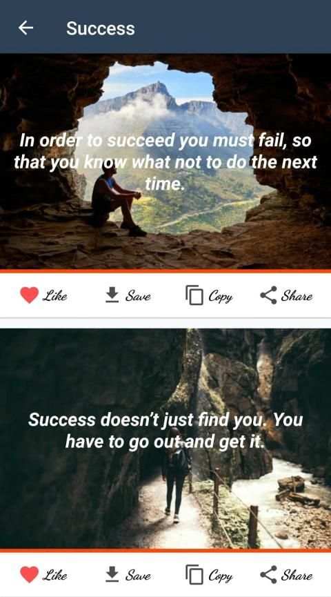 Quotes & Status screenshot 1