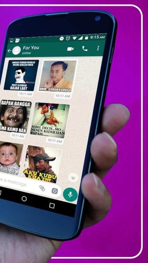 Stiker Meme WA Lucu WaStickersApps screenshot 3