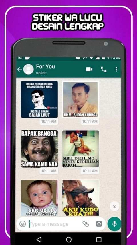 Stiker Meme WA Lucu WaStickersApps screenshot 2