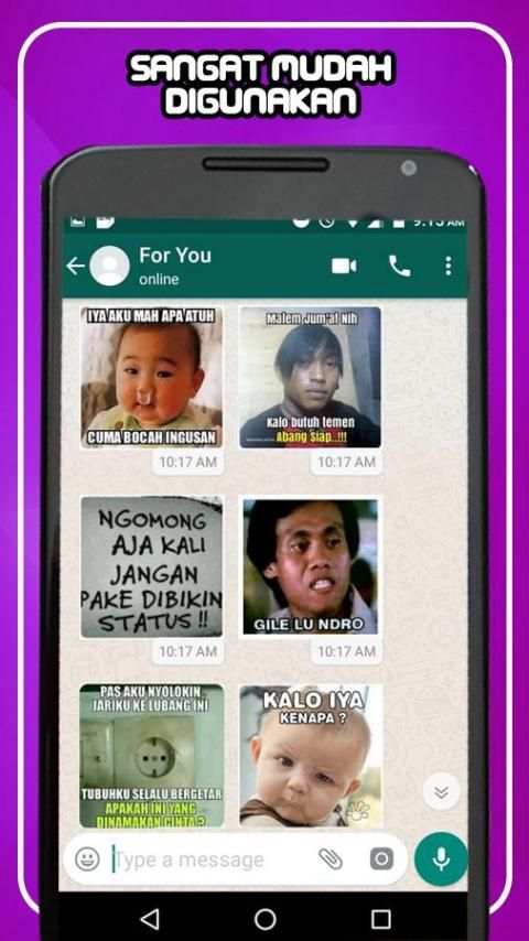 Stiker Meme WA Lucu WaStickersApps screenshot 1