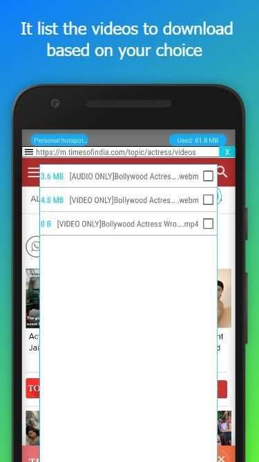 HD Video Downloader App स्क्रीनशॉट 5