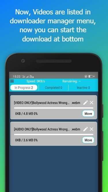 HD Video Downloader App स्क्रीनशॉट 3