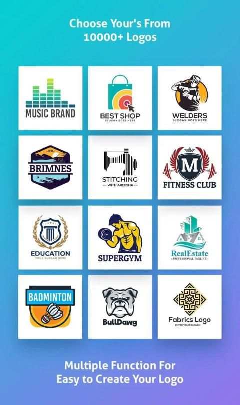 Logo Maker - Graphic Design & Free Logo Creator स्क्रीनशॉट 3