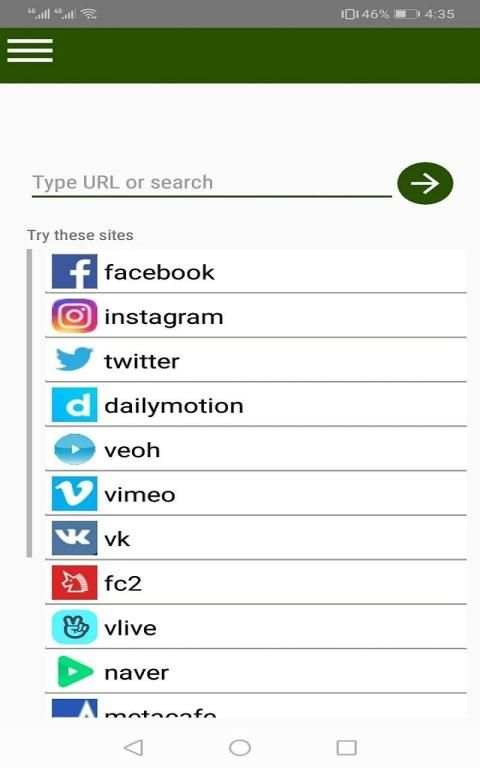 Any Video Downloader screenshot 1