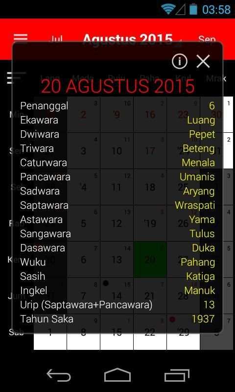 Kalender Bali screenshot 16