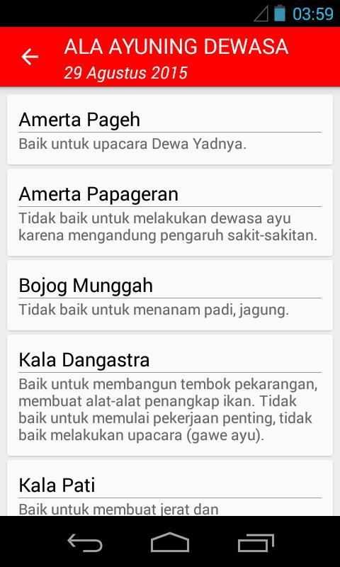 Kalender Bali screenshot 12