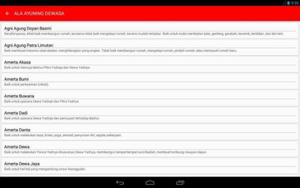 Kalender Bali screenshot 2