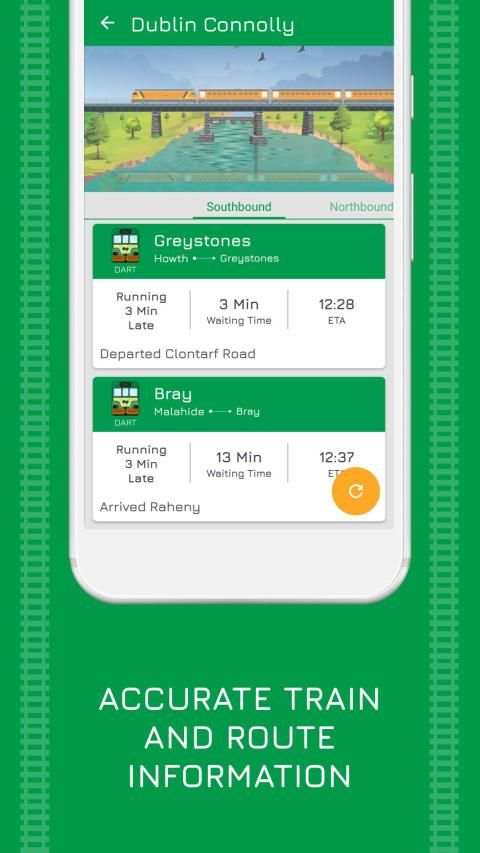 Irish Rail: Live Train App of Ireland स्क्रीनशॉट 3