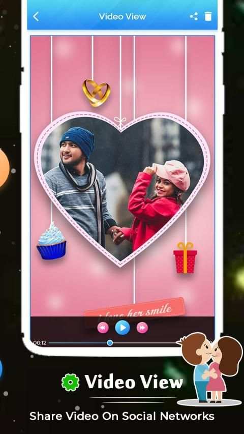 3DVids : Photo Slideshow & Photo Video Maker स्क्रीनशॉट 1