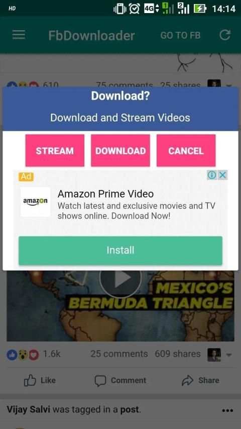 fb downloader free /تحميل الفيديوهات من الفيس بوك
‎ screenshot 1
