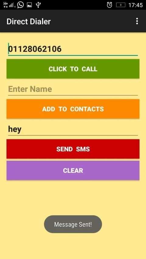 Direct Dialer स्क्रीनशॉट 1