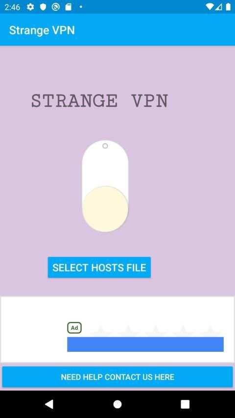 Strange Vpn Host स्क्रीनशॉट 3