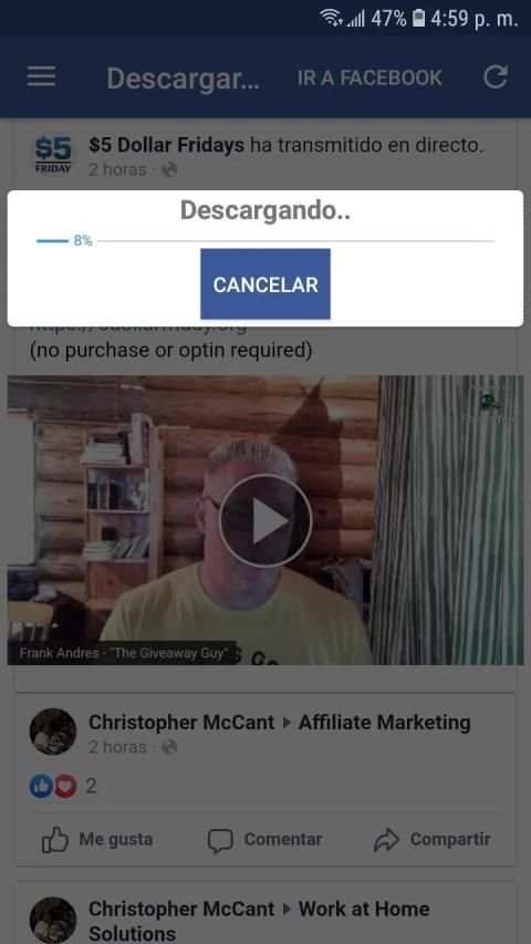 Descargar Videos de Facebook screenshot 8