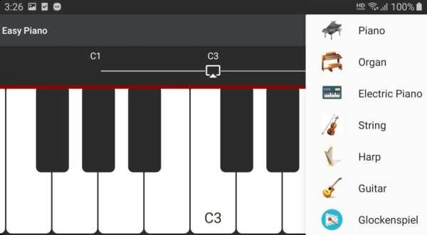 HgPiano - High Quality sound keyboard app. screenshot 1