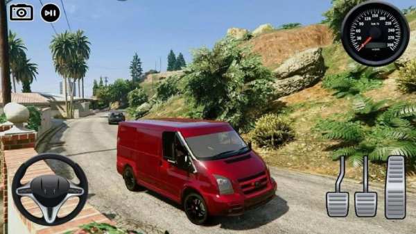 Driving Ford Transit Racing Simulator 2019 screenshot 3