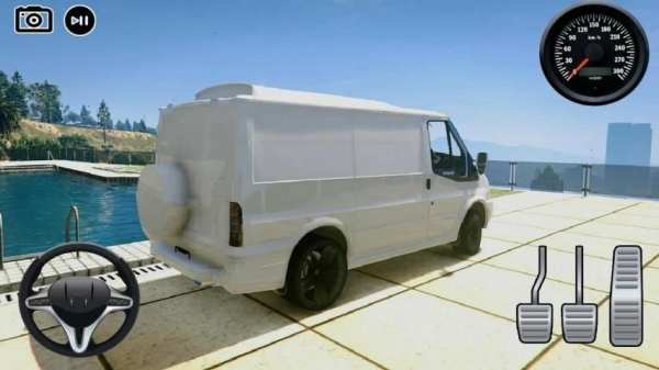 Driving Ford Transit Racing Simulator 2019 screenshot 2