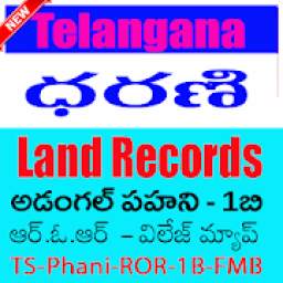 TS Dharani Land Records 1B ROR FMB Pahani